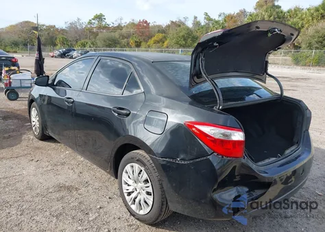2015 Toyota Corolla Le z USA, uszkodzony, nr VIN 2T1BURHE6FC453944
